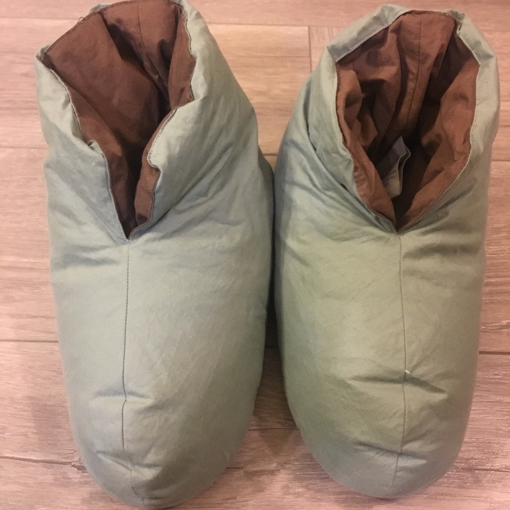 Restoration Hardware Duvet slipper booties